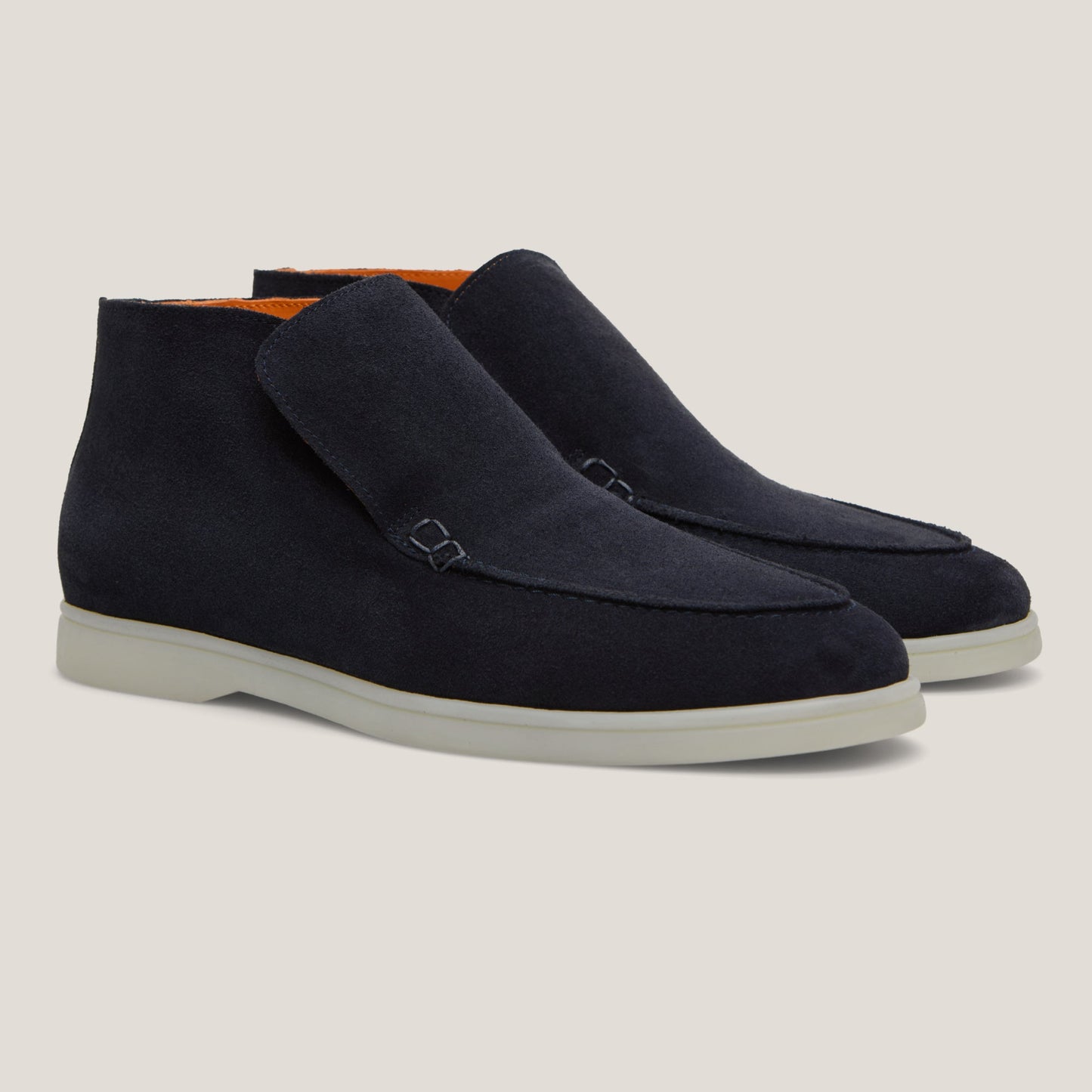 Andora - Dark Navy Suede - Loafer Boots