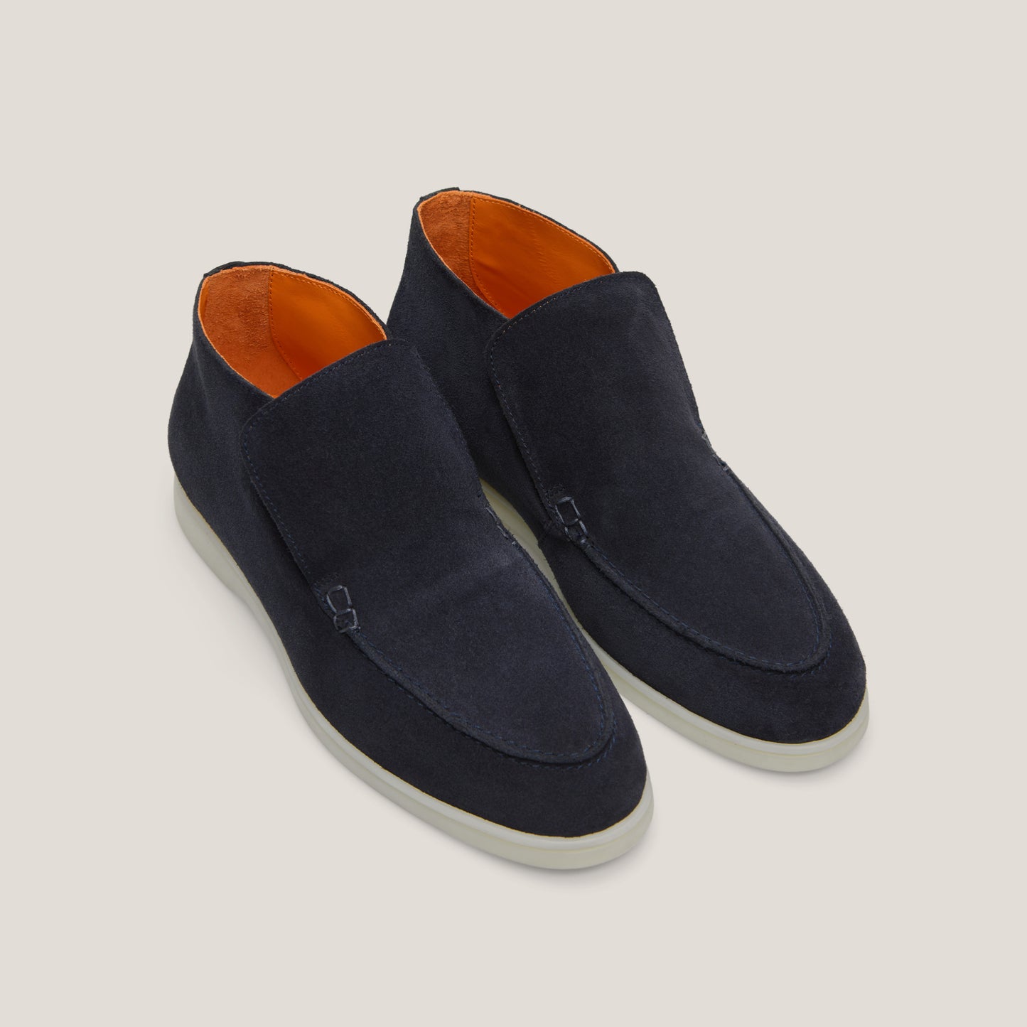 Andora - Dark Navy Suede - Loafer Boots