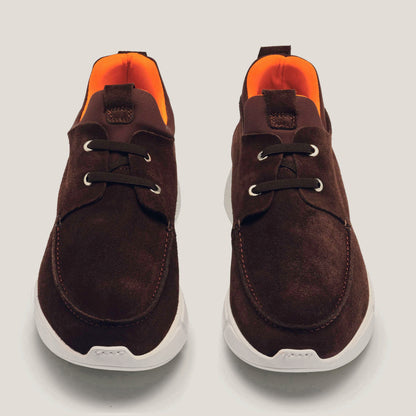 SOHO-1 Sneaker in Dark Brown Suede