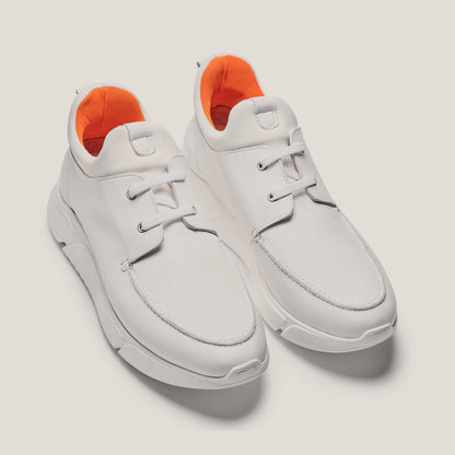 SOHO-1 Sneaker in White Calf