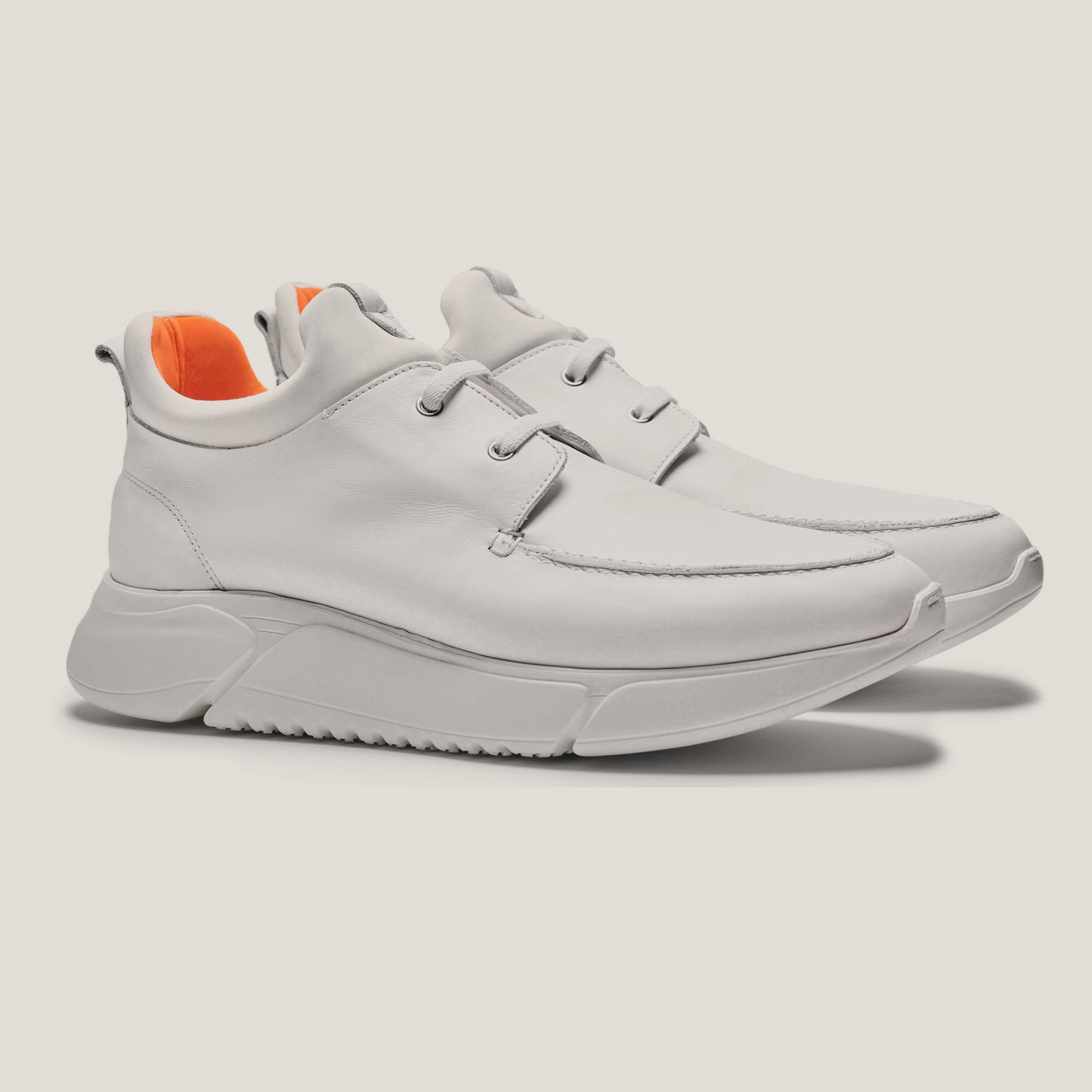 SOHO-1 Sneaker in White Calf