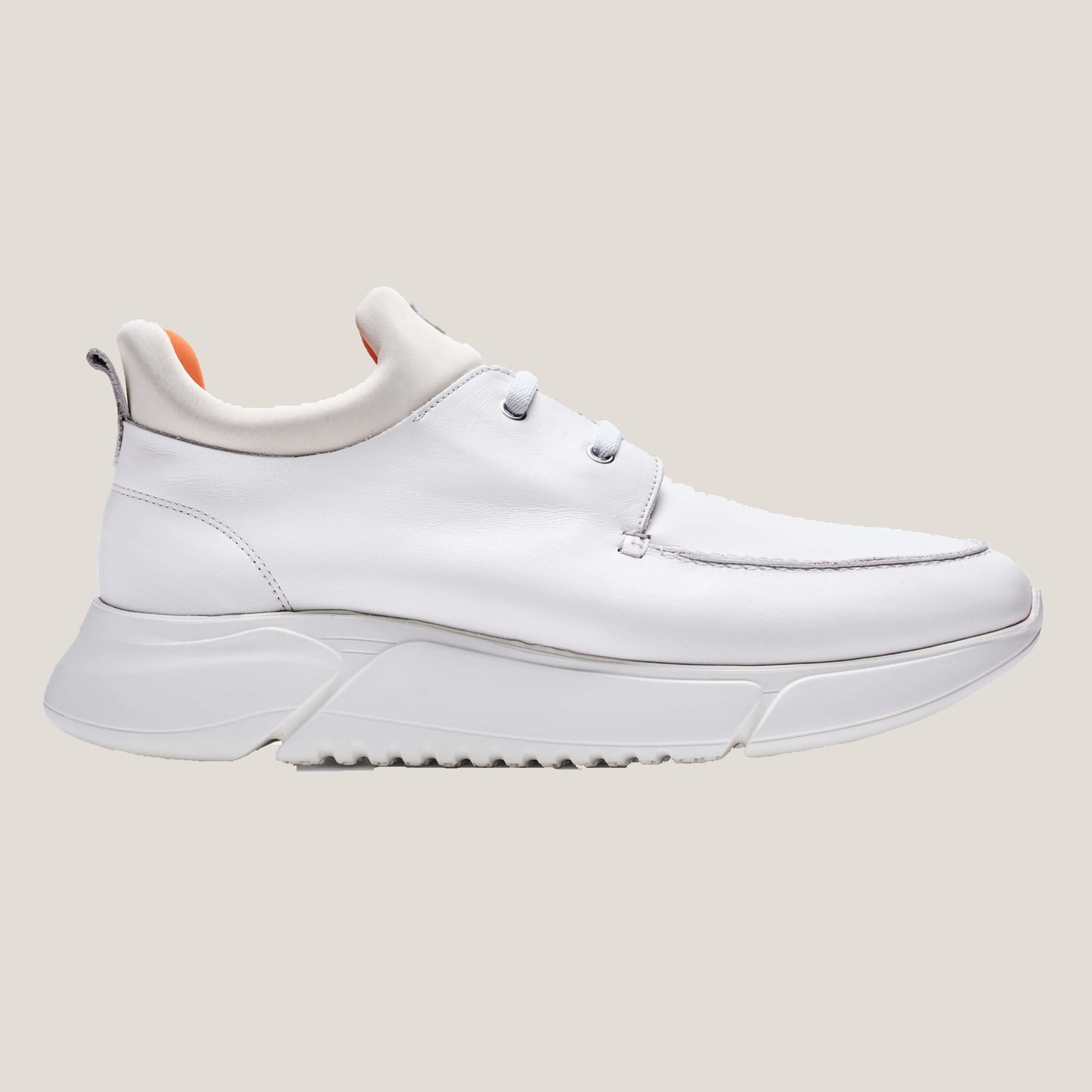 SOHO-1 Sneaker in White Calf