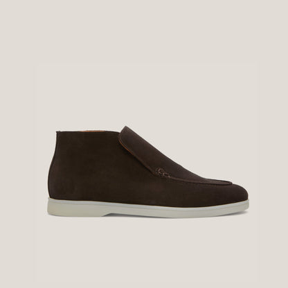 Andora - Dark Brown Suede - Loafer Boots