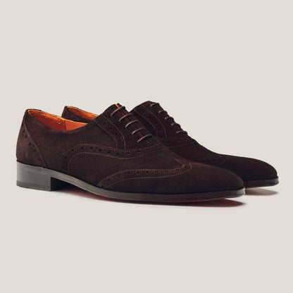 Basel Dark Brown Suede - Reinhard Frans - Lace - up