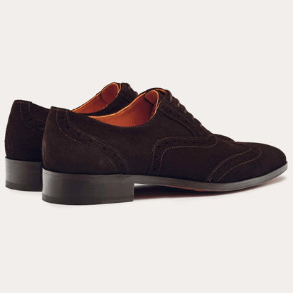 Basel Dark Brown Suede - Reinhard Frans - Lace - up