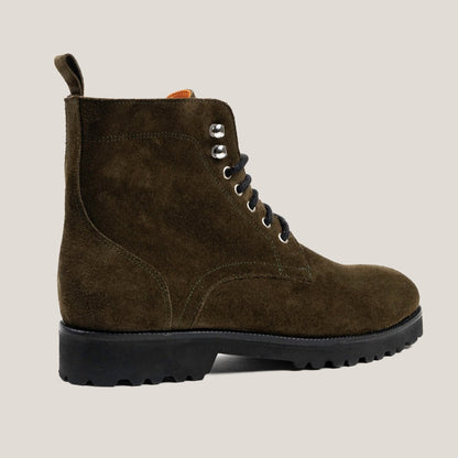 Bolzano24 Camouflage Green Suede Boots