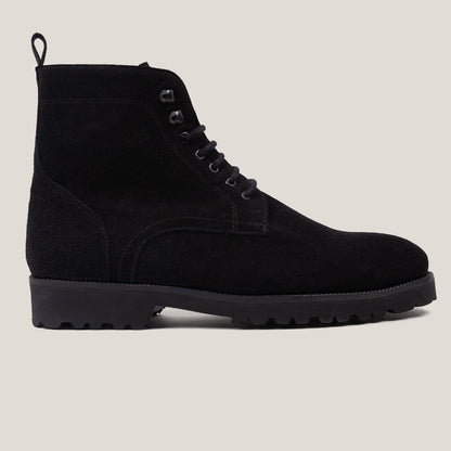 Bolzano24 Black Suede Boots