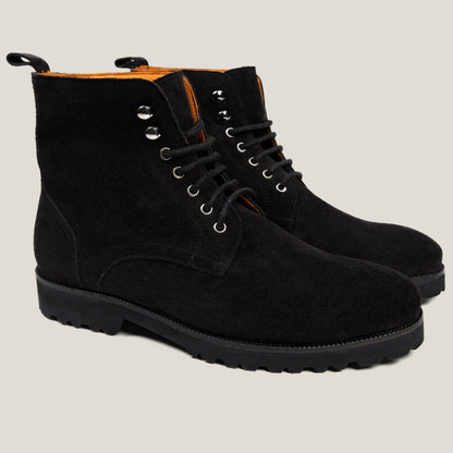 Bolzano24 Black Suede Boots