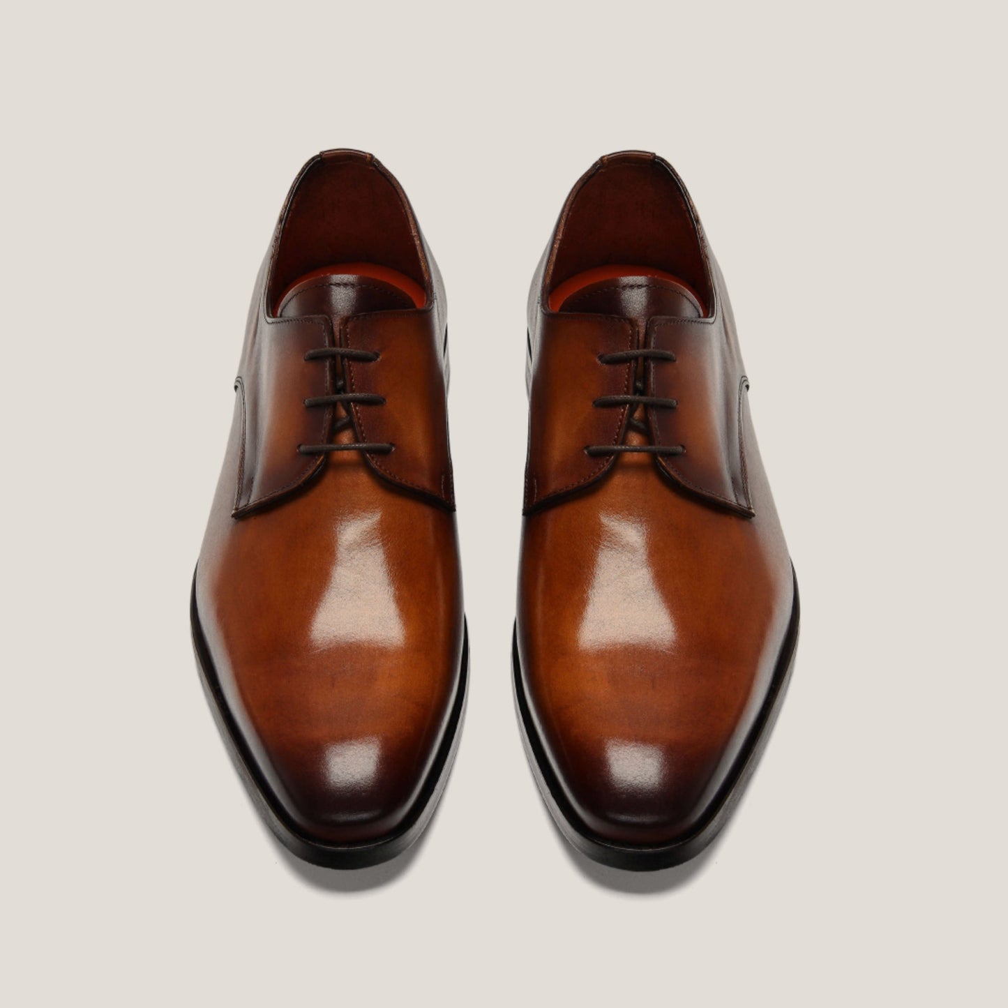 Brescia Lace-Up Terra d'Oro Patina Vitello