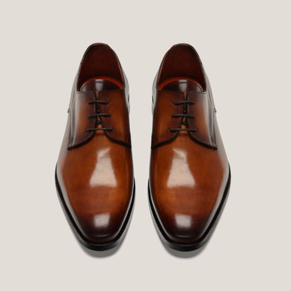 Brescia Lace-Up Terra d'Oro Patina Vitello