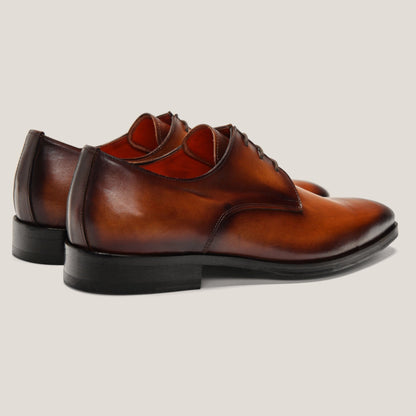 Brescia Lace-Up Terra d'Oro Patina Vitello