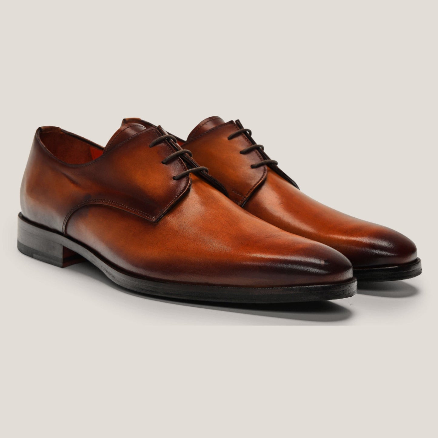 Brescia Lace-Up Terra d'Oro Patina Vitello