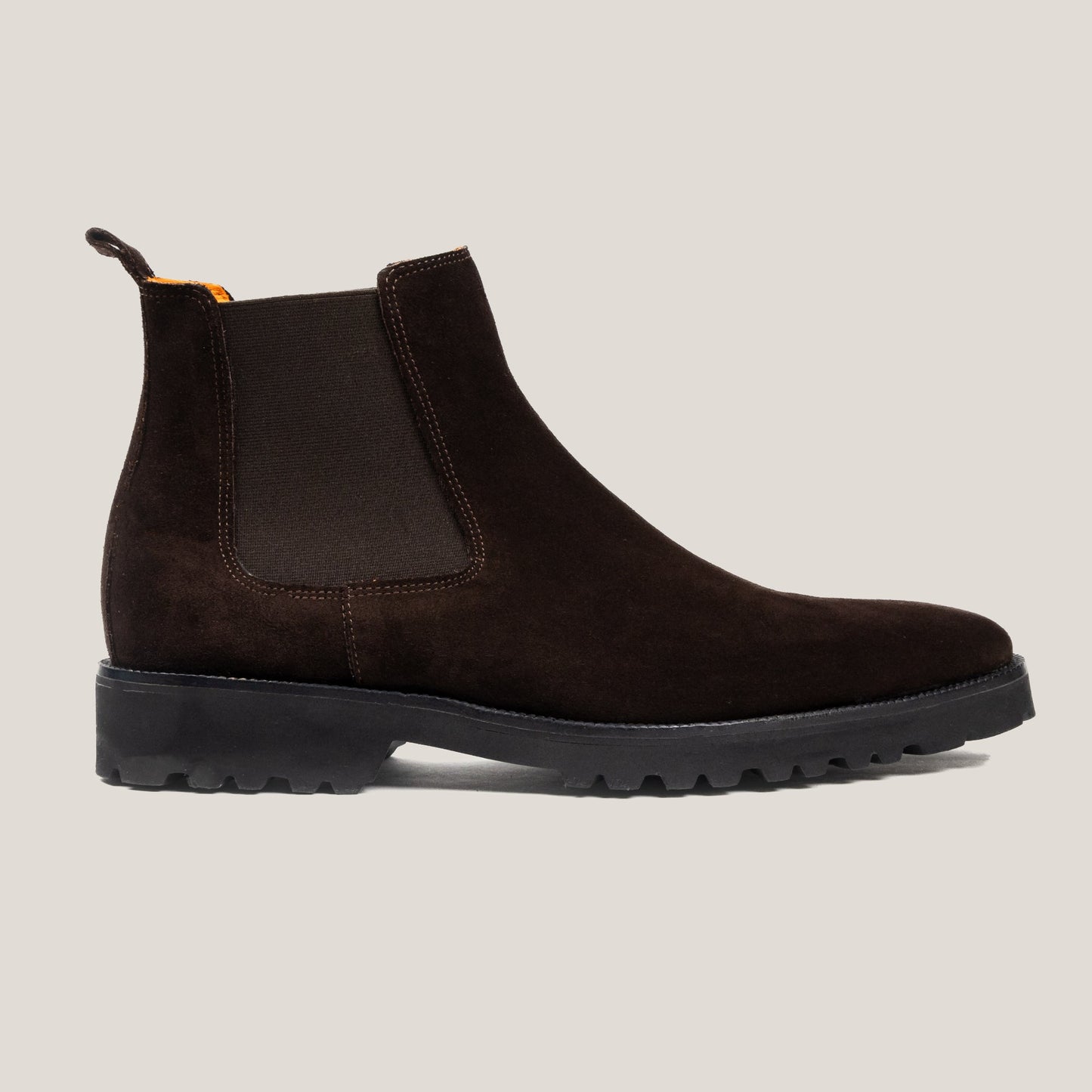 Chelsea24 Dark Brown Suede Chelsea Boots