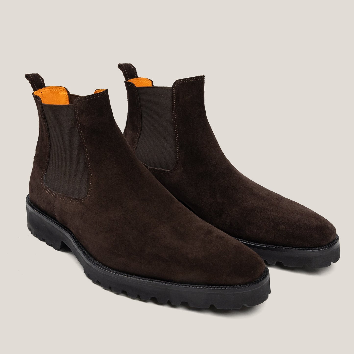 Chelsea24 Dark Brown Suede Chelsea Boots