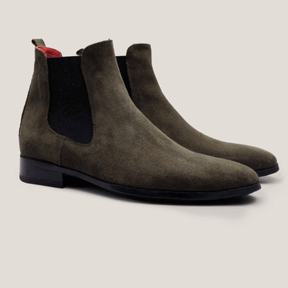 Chelsea Camouflage Green Suede - Reinhard Frans - Chelsea Boots