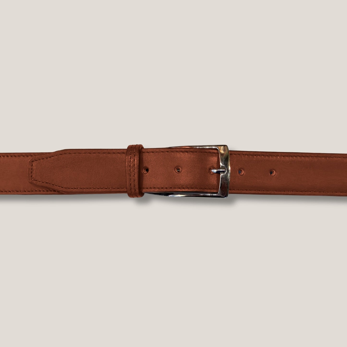 Cognac Brown Leather Belt