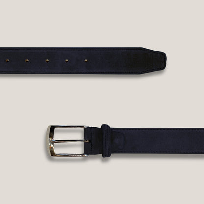 Dark Navy Suede Belt