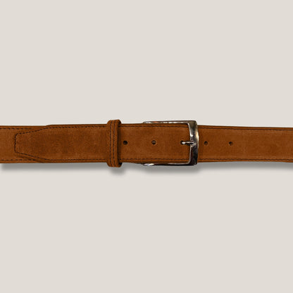 Light Cognac brown Suede Belt