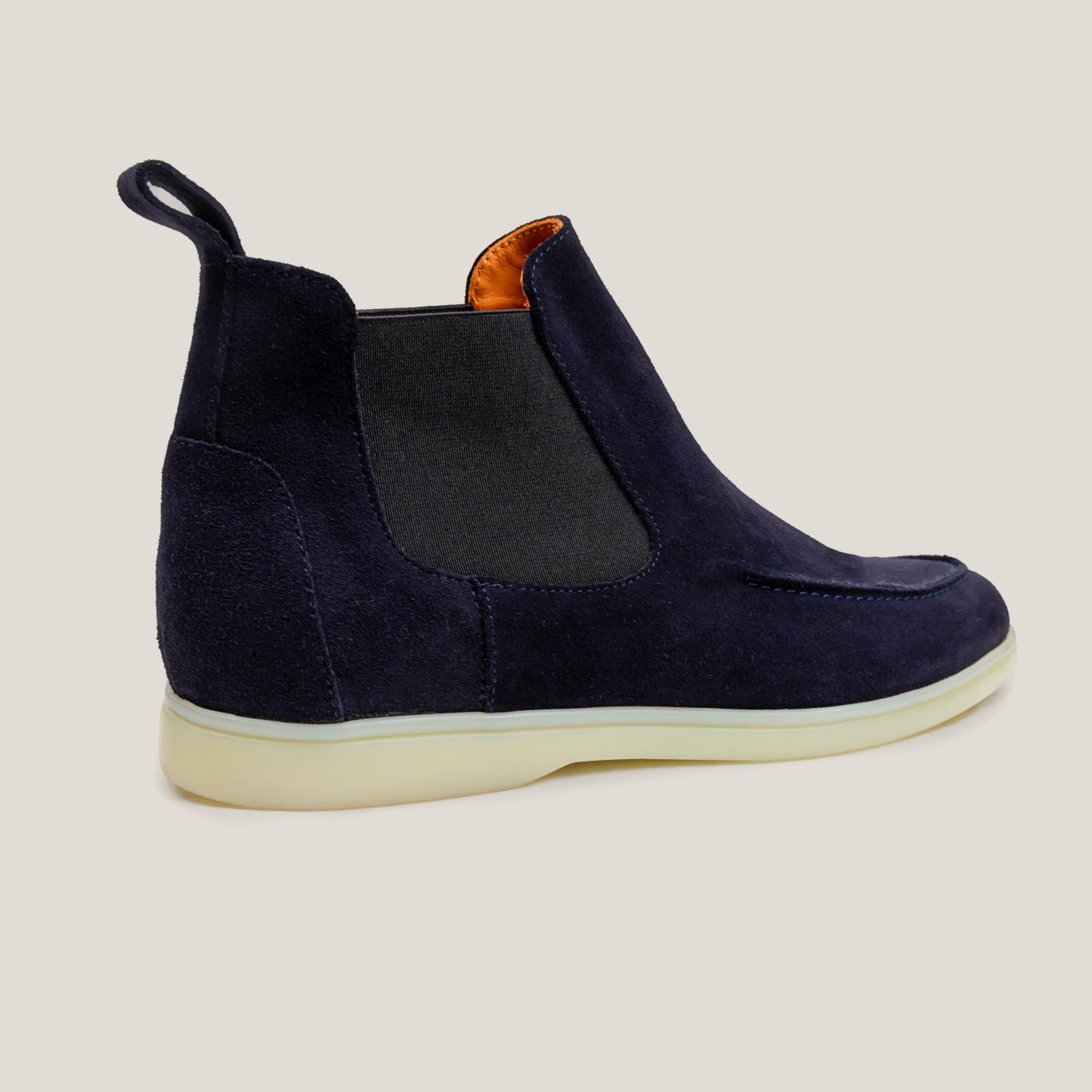 Livorno Dark Navy Suede Chelsea Boots