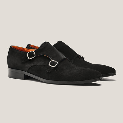 Monte - Carlo Black Suede - Reinhard Frans - Monkstrap