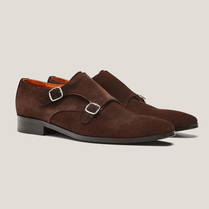 Monte-Carlo Chocolate Suede - Reinhard Frans - Monkstrap