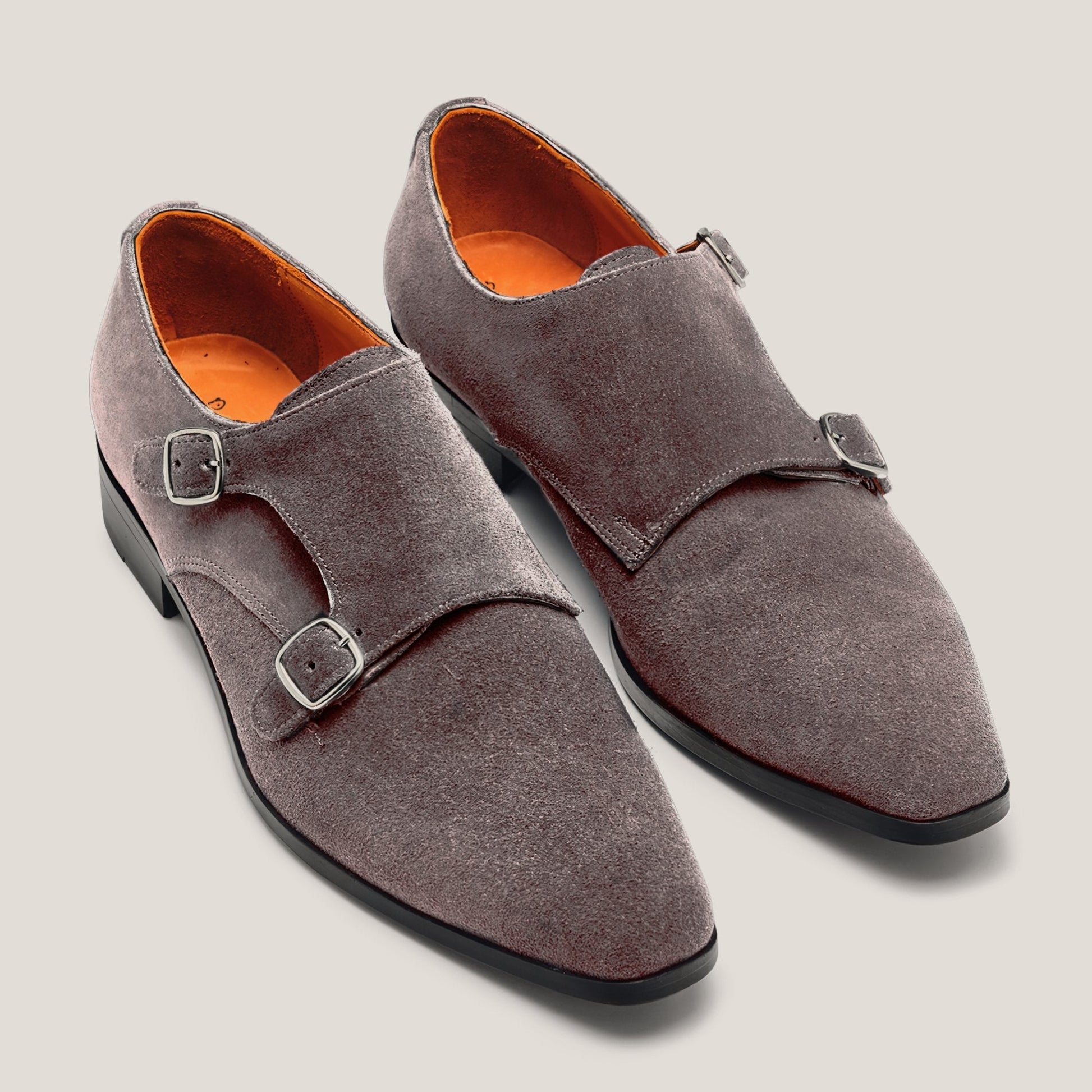 Monte - Carlo Whisper Grey Suede - Reinhard Frans - Monkstrap