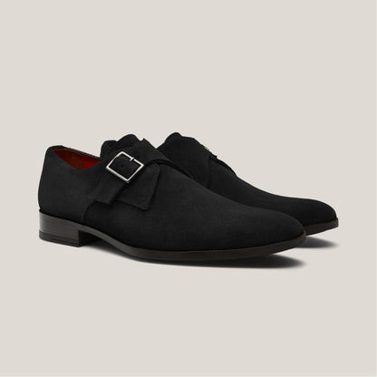 NY24 Black Suede - Reinhard Frans - Monkstrap