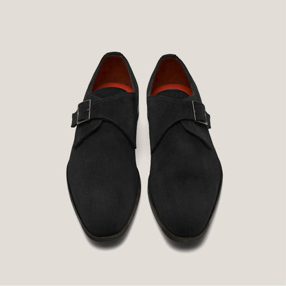 NY24 Black Suede - Reinhard Frans - Monkstrap