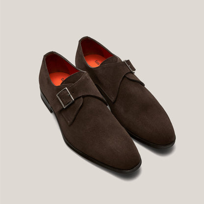 NY24 Dark Brown Suede - Reinhard Frans - Monkstrap