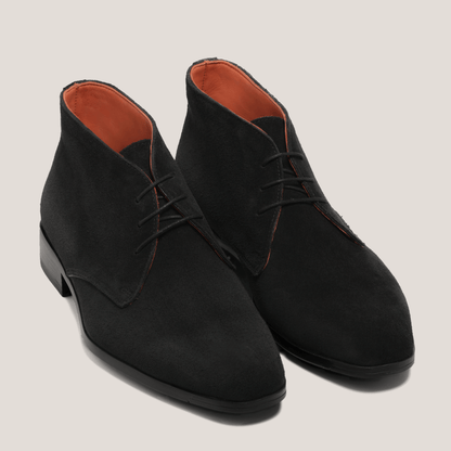 Prague Black Suede Chukka Boots