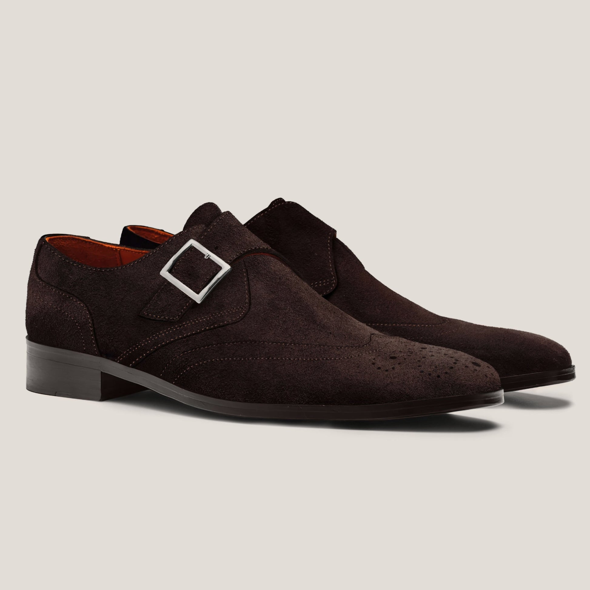 Washington Dark Brown Suede - Reinhard Frans - Monkstrap