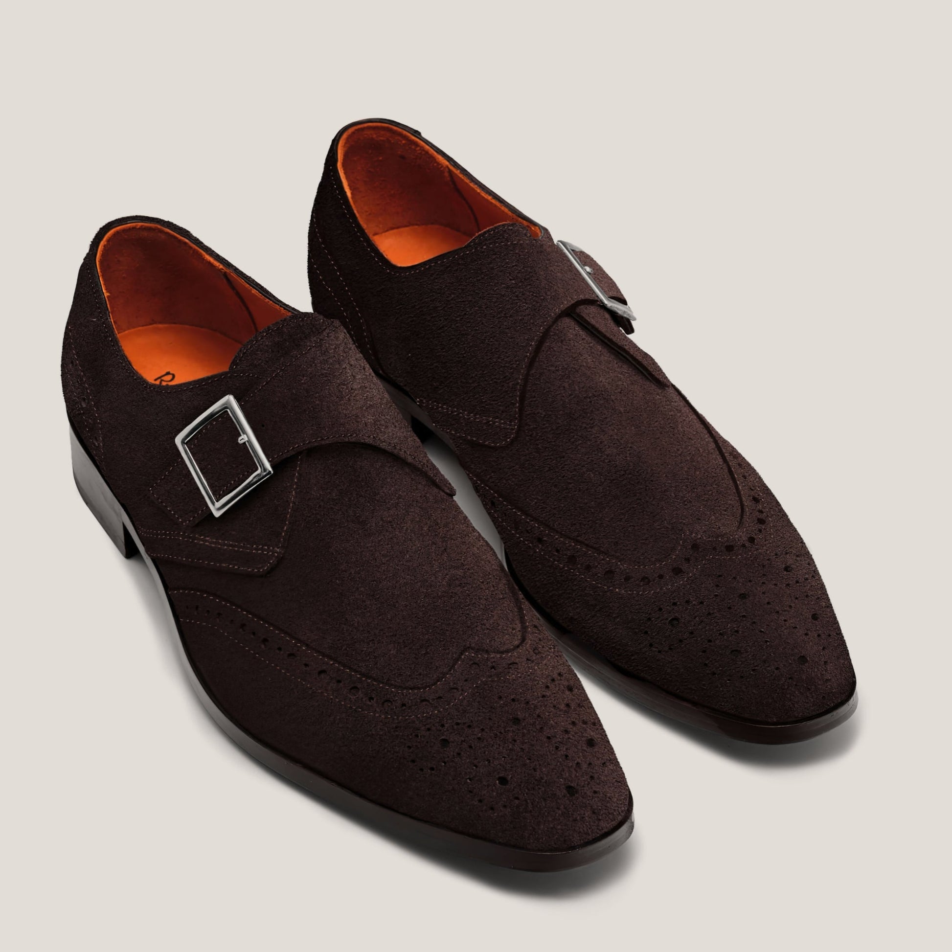 Washington Dark Brown Suede - Reinhard Frans - Monkstrap